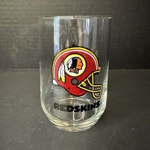 NFL Vintage Washington Redskins Drinking Glass Tumbler, 12oz Football